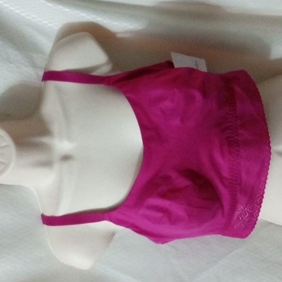 Auden Pullover style Bra Size XL Fuchsia NWT - Picture 1 of 7